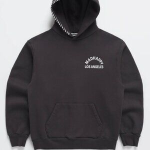 MADHAPPY DARK GRAY LOS ANGELES HOODIE SZ XS